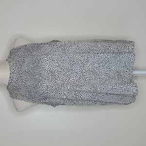 Worthington Black & White Dressy Sleeveless Top Size L